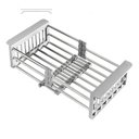Ver imagem 1 de Escorredor Pia Inox Retratil Ajustavel Cozinha Louca Suporte