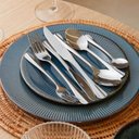 Ver imagem 4 de Jogo 6 Facas de Churrasco Inox 23cm Positano Lyor Serrilhada Cortar Carne Mesa Posta