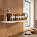 Ver imagem 6 de 1 Prateleira Parede Organizadora Temperos Estante Cozinha Suporte Potes Nicho Reto Decorativo Quarto