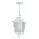 Ver imagem 1 de Luminária Pendente Lente Fosca Branco Termoplástico Lâmpada E27 Dital