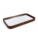 Ver imagem 1 de Bandeja Retangular 70cm em MDF com Espelho Yumi Oona Design Castanho