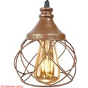 Ver imagem 3 de 4 Pendentes Aramado Esfera Balonê Cobre Rose Gold Lustre Luminária Teto Regulável Sala Cozinha