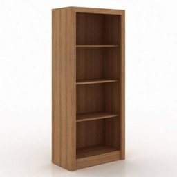 Estante Aberta Engrossurada 60cm 4 Prateleiras Me4137 Tecno Mobili - Amêndoa - 1