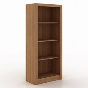 Estante Aberta Engrossurada 60cm 4 Prateleiras Me4137 Tecno Mobili - Amêndoa