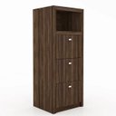 Ver imagem 1 de Arquivo para Pastas Suspensas 3 Gavetas Me4118 Tecno Mobili - Nogal