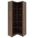 Ver imagem 5 de Armário de Canto 68x68cm 4 Prateleiras Me4132 Tecno Mobili - Nogal