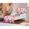 Mini Cama Juvenil Adesivada Branco Princesas Vj Móveis - 1