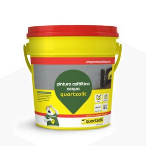 Impermeabilizante Pintura Asfáltica Acqua Quartzolit 18l