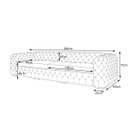 Ver imagem 4 de Sofá 4 Lugares Astúria 2,60M Couro Natural Conhaque - Gran Belo