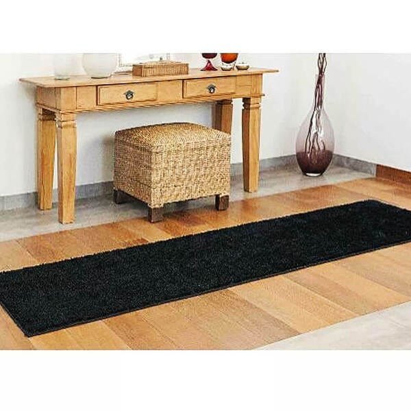 Tapete Passadeira Classic 50 x 180cm Preto - 1