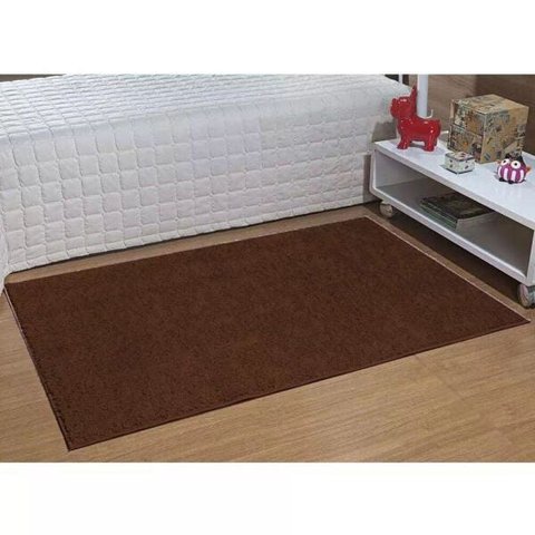 Tapete Passadeira Classic 66 x 120cm Castor Marrom
