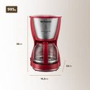 Ver imagem 2 de Cafeteira Mondial 18 Xicaras Modelo C-35-18x 127v Dolce Arome Vermelha