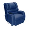 Poltrona do Papai Retrátil com Controle Imperial Império Estofados Azul Marinho - 3