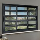 Ver imagem 2 de Janela Alumínio Elite c/Travessas 3 Folhas Móv.1/3 120 x 200 V.Liso Preto Brimak