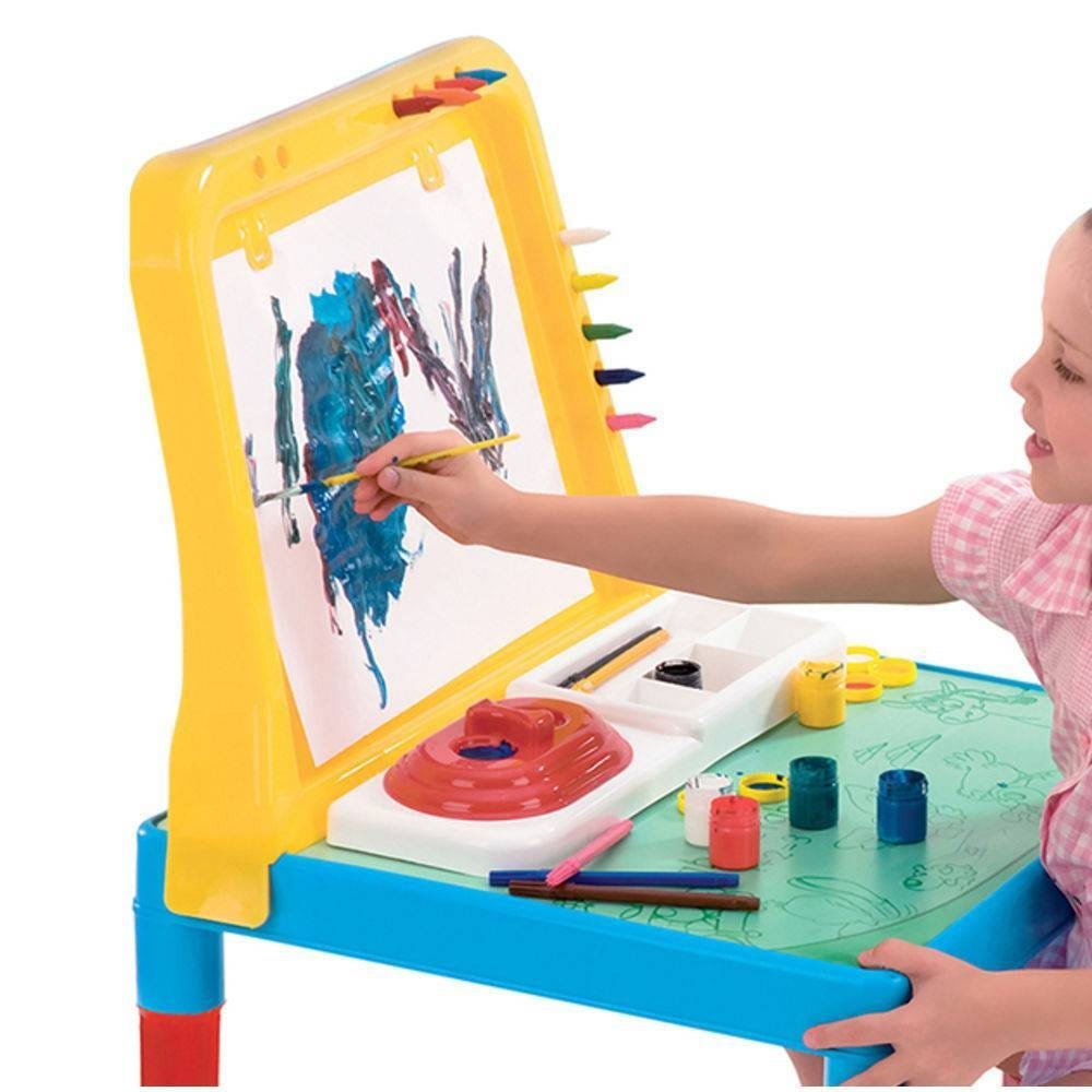 Mesa Infantil Pequeno Artista Com Cadeira E Quadro 9052 - Bell Toy - 3