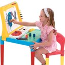 Ver imagem 1 de Mesa Infantil Pequeno Artista Com Cadeira E Quadro 9052 - Bell Toy