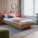 Ver imagem 1 de Cama de Solteiro Suspensa para Colchão 80cm/90cm Mel