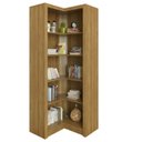 Ver imagem 3 de Armário de Canto 68x68cm com 4 Prateleiras ME4132 Amêndoa - Tecno Mobili