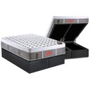 Ver imagem 1 de Cama Box Baú King: Colchão Molas Ensacadas Castor Plush+base Gray(193x203)
