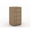 Ver imagem 1 de Gaveteiro 4 Gavetas Me4133 Tecno Mobili - Amêndoa