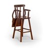 Cadeira Cadeirão Alimentação Refeição Infantil Restaurante Casa Cor Imbuia - 1