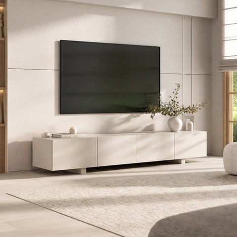 Rack para TV até 75 Polegadas 180cm Aruá CabeCasa MadeiraOriginals