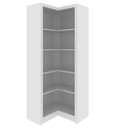 Ver imagem 2 de Armário de Canto 68x68cm com 4 Prateleiras ME4132 Branco - Tecno Mobili