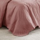 Ver imagem 3 de Colcha Matelassê - Queen - Igris - Geométrico - Rosa - 150 Fios - C/ Porta Travesseiros - Corttex