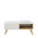 Ver imagem 4 de Mesa de Centro Jeri - Off White/Freijó