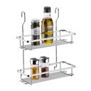 Ver imagem 1 de Suporte Duplo Aéreo Porta Condimentos de Cozinha Schmitt:Cromado
