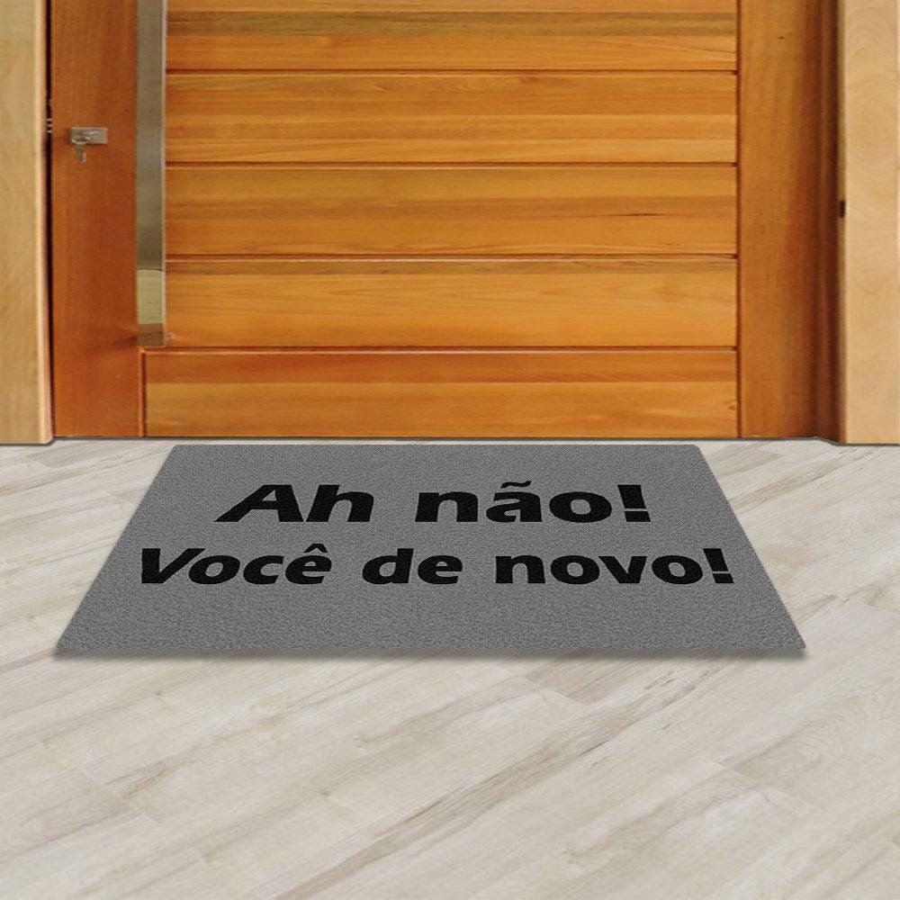 Capacho Divertido Você de Novo Não - 1