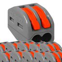Ver imagem 1 de Kit 20 Conector de Emenda Automatico Kv222-412 - 2 Vias 0,08 a 4,0mm Ate 32a