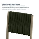 Ver mais imagens de Conjunto Sala de Jantar Mesa 8 Cadeiras Tampo de Madeira Maciça Pinus Athenas Veneza Malha Verde