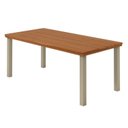 Ver imagem 3 de Conjunto Sala de Jantar Mesa 8 Cadeiras Tampo de Madeira Maciça Pinus Athenas Veneza Malha Verde