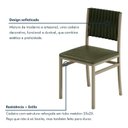 Ver imagem 7 de Conjunto Sala de Jantar Mesa 8 Cadeiras Tampo de Madeira Maciça Pinus Athenas Veneza Malha Verde