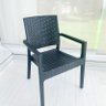 Cadeira Poltrona Rattan Milano Preto - 2