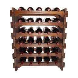 Adega Vinho 30 Garrafas Cor Imbuia C5 - 1