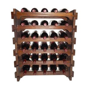 Adega Vinho 30 Garrafas Cor Imbuia C5