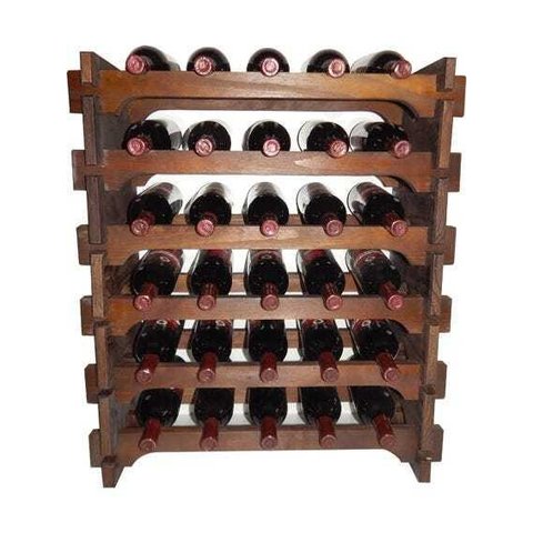 Adega Vinho 30 Garrafas Cor Imbuia C5