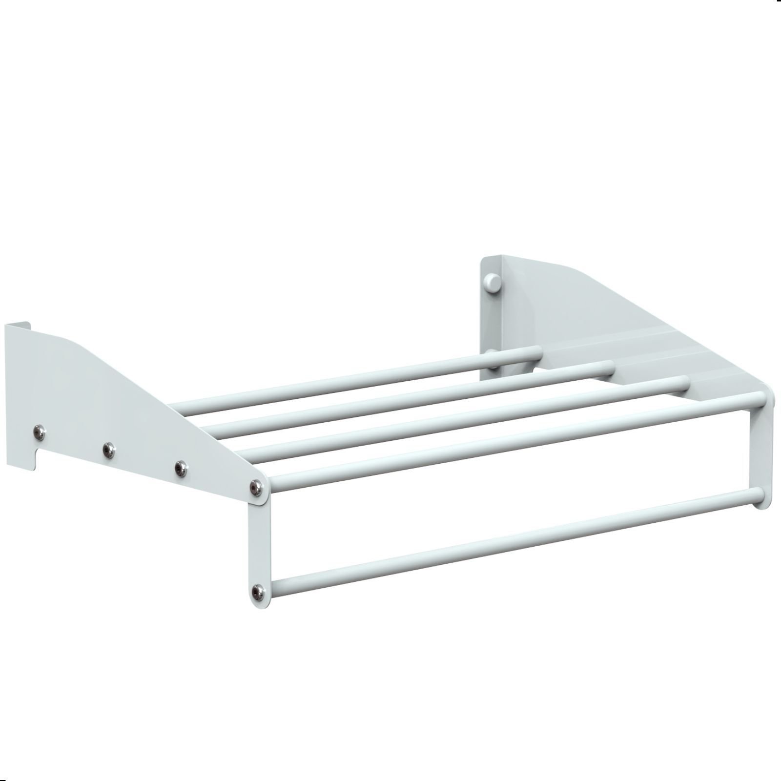 Suporte para Toalha de Banho Toalheiro Hotel Branco Tallin - 1