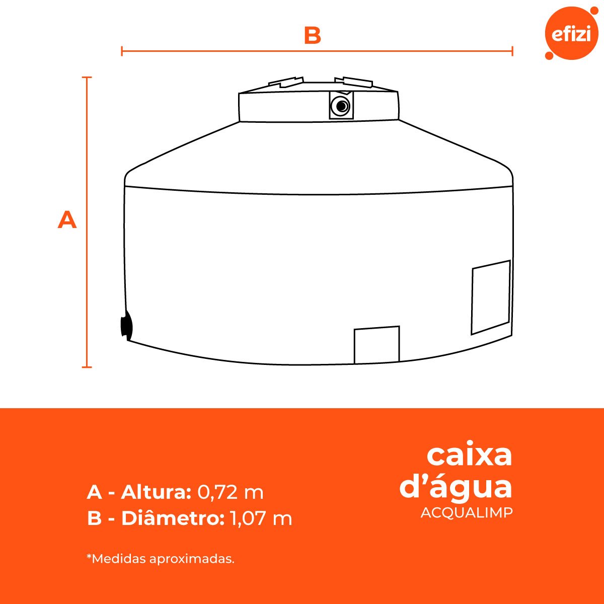 Caixa D'água Água Protegida 500l Acqualimp - 3