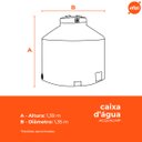 Ver imagem 3 de Caixa de Água Limpa 1750l Tampa Click Bege Acqualimp