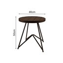 Ver imagem 4 de Mesa de Centro com Tampo em Alumínio Ripado Solares Marrom