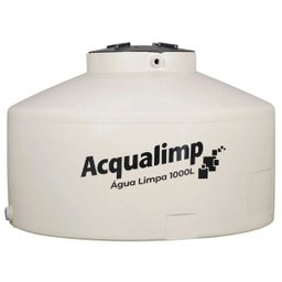 Caixa de Água Limpa 1000l Tampa Click Bege Acqualimp - 1