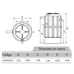 Biodigestor 500L Fortlev - 6 Biodigestor 500L Fortlev - 6