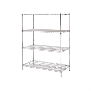 Estante Aço Cromado 4 Prateleiras 120 X 45 X 180 Cm - Duratec