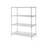 Estante Aço Cromado 4 Prateleiras 120 X 45 X 180 Cm - Duratec - 1