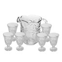 Ver imagem 1 de Conjunto de Jarra com 6 Taças de Cristal Palm 1,3L / 240ml Lyor
