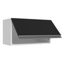 Ver imagem 5 de Armário de Cozinha Aéreo 100% MDF 60 cm 1 Porta Basculante Branco/Preto Acordes Madesa