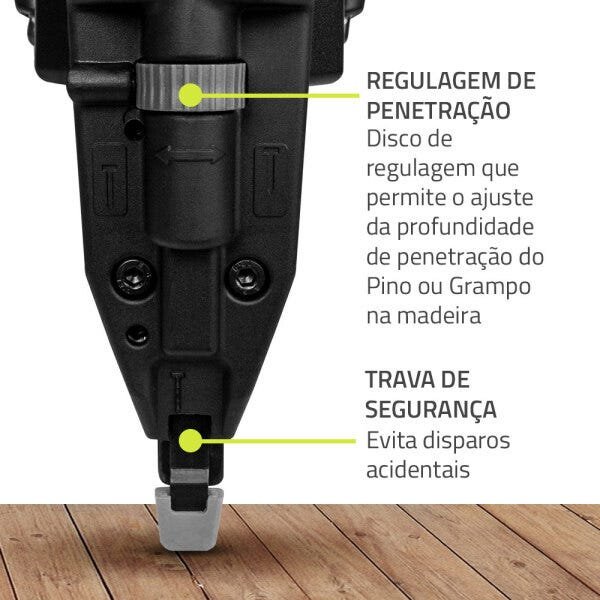 Pinador Grampeador A Bateria Ultra By Airfix F50/90 Pinos F15 A 50mm Grampos 90 de 19 a 40mm - 3